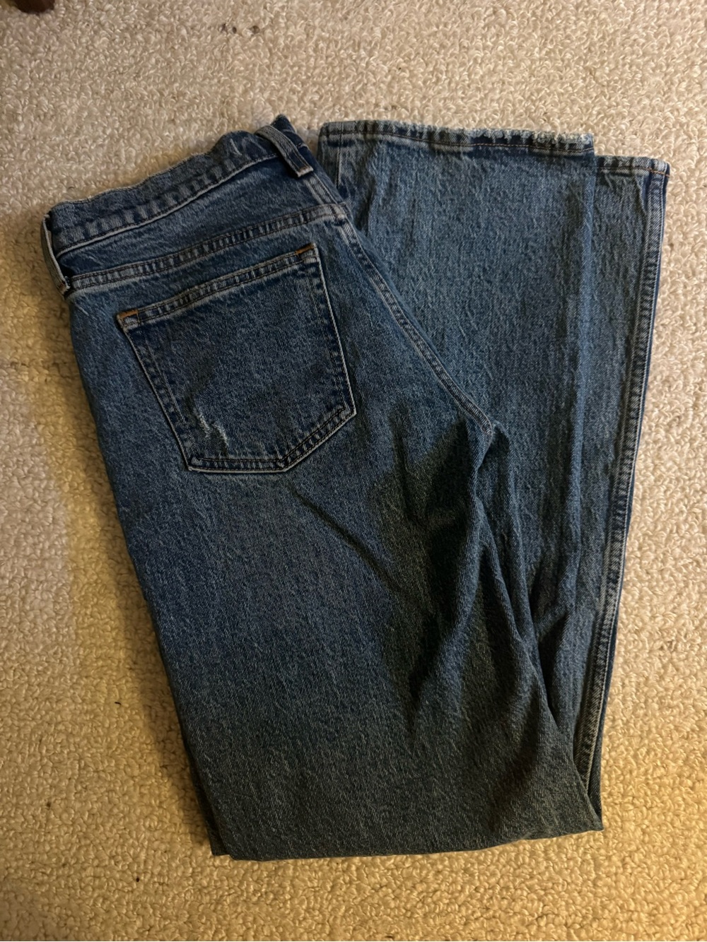 Abercrombie baggy low rise 25 NWOT - Picture 3 of 5